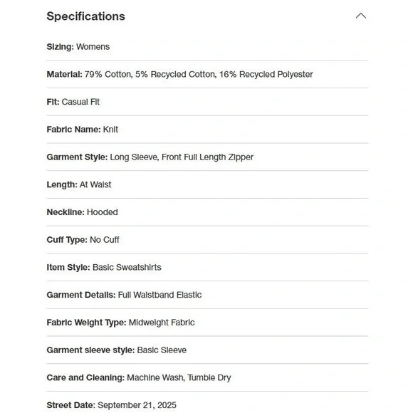 KBB by KAHLANA x Target Womens L Large The Zip-Up Hoodie Sweatshirt Olive Sweats - Picture 5 of 9